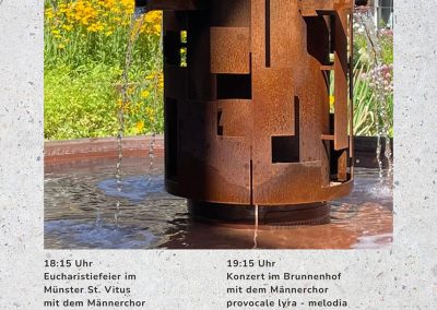 Grafik Musik im Brunnenhof
